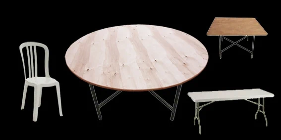 כיסאות ושולחנות לאירועים