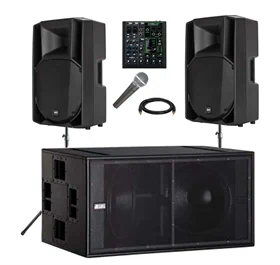 השכרת ציוד הגברה חבילה - 735 סאב דבל | 012